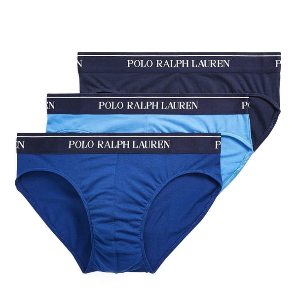 LOW RISE 3 PK BRIEFS CR NAVY/SAPPHIRE/BERMUDA