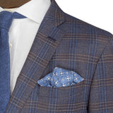 LANIFICIO F.LLI CERRUTI BLUE CHECK JACKET