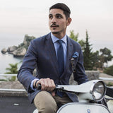 LANIFICIO F.LLI CERRUTI BLUE CHECK JACKET