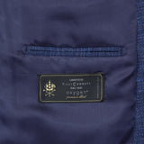 LANIFICIO F.LLI CERRUTI MID-BLUE MELANGE BASKETWEAVE JACKET