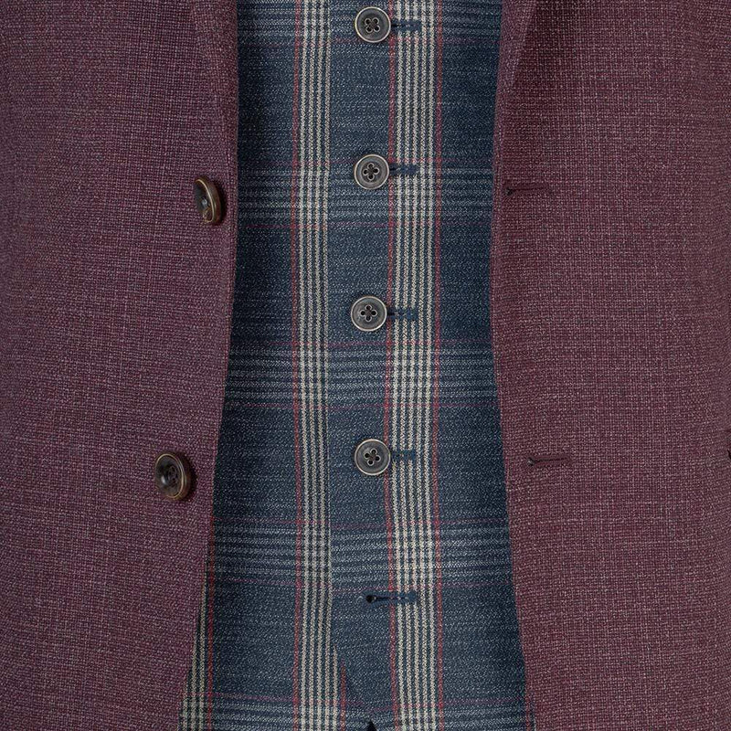 LANIFICIO F.LLI CERRUTI RASPBERRY MELANGE BASKETWEAVE JACKET