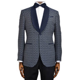 DIAMOND JACQUARD EVENING JACKET