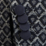 DIAMOND JACQUARD EVENING JACKET