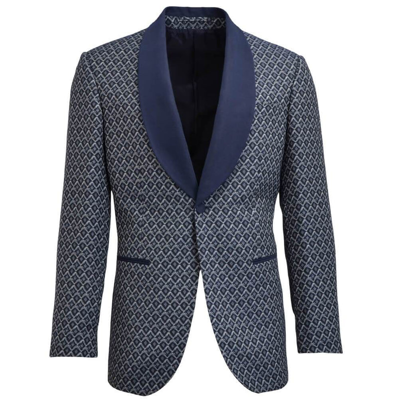 DIAMOND JACQUARD EVENING JACKET