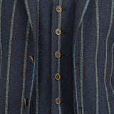 BLUE STRIPE BOUCLE JACKET