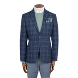 BLUE SUBTLE CHECK JACKET