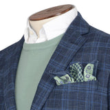 BLUE SUBTLE CHECK JACKET