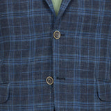 BLUE SUBTLE CHECK JACKET