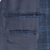 BLUE SUBTLE CHECK JACKET