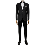 BLACK EVENING JACQUARD DINNER JACKET