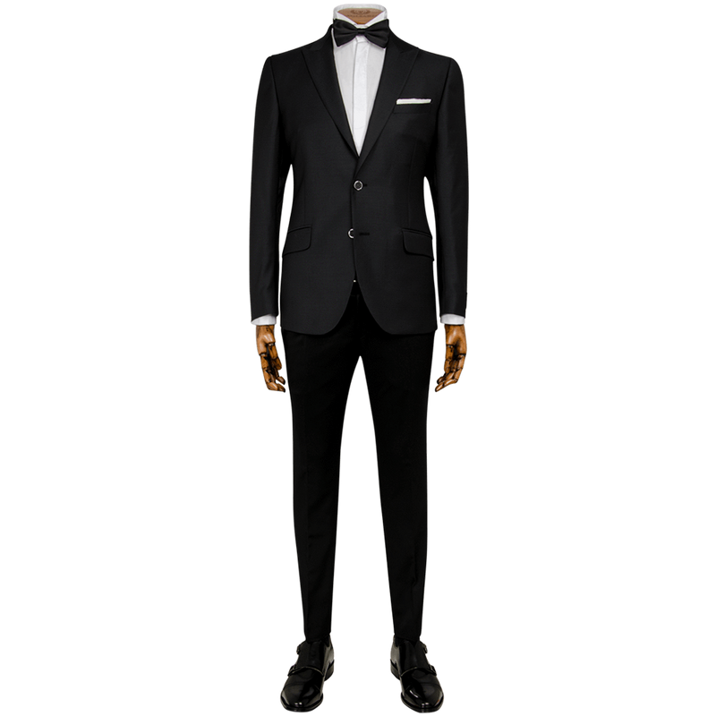 BLACK EVENING JACQUARD DINNER JACKET