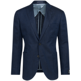 NAVY HERRINGBONE JACKET