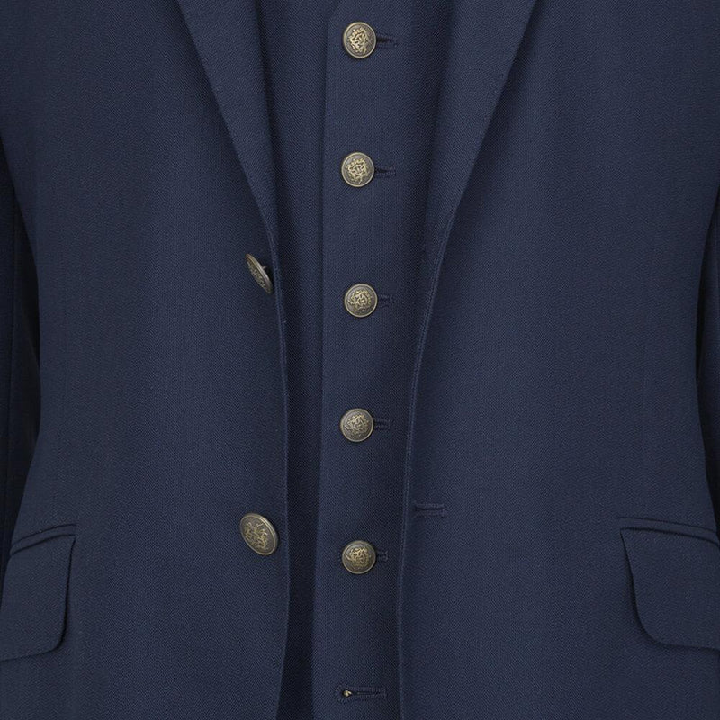 NAVY MICROWEAVE JACKET