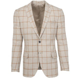 BASKETWEAVE JACKET BEIGE & ORANGE