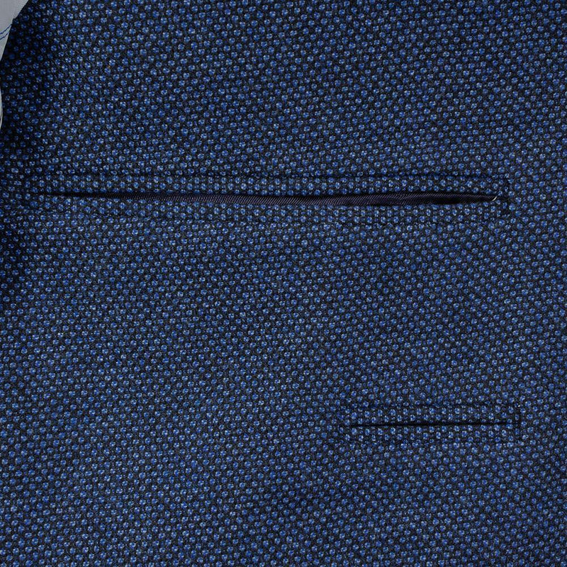 MID-NAVY BIRDSEYE JACKET