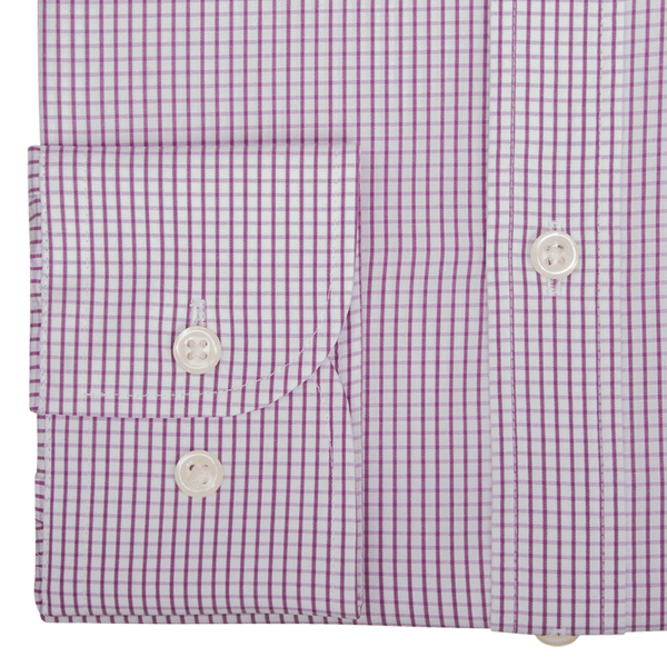 CHEMISE LILAC CHECKED - SLIM