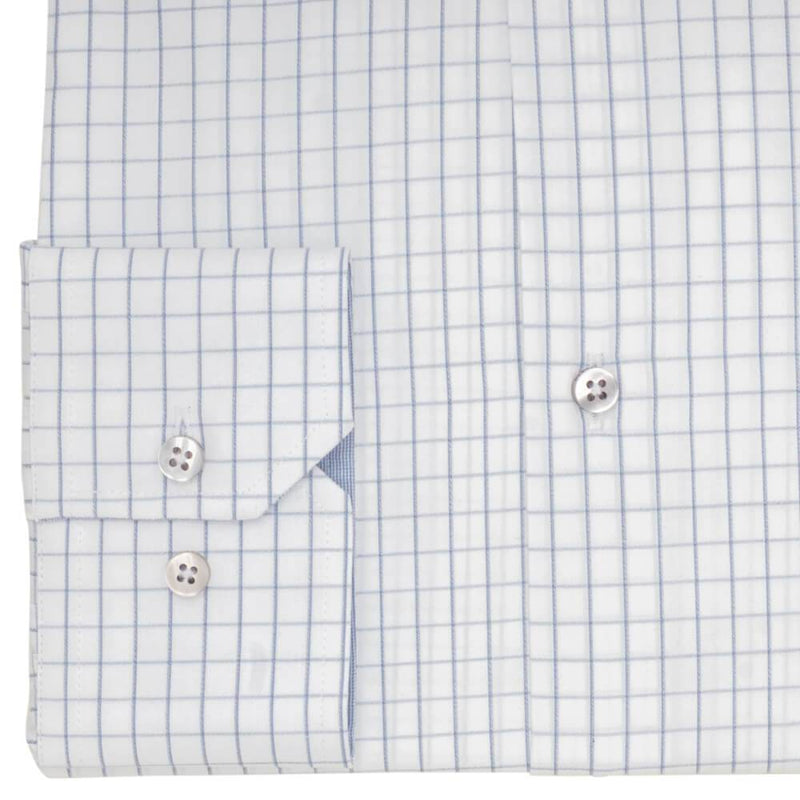 CHEMISE SKY WINDOWPANE - SLIM