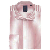 CHEMISE RED MULTISTRIPE - SLIM