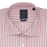 CHEMISE RED MULTISTRIPE - SLIM