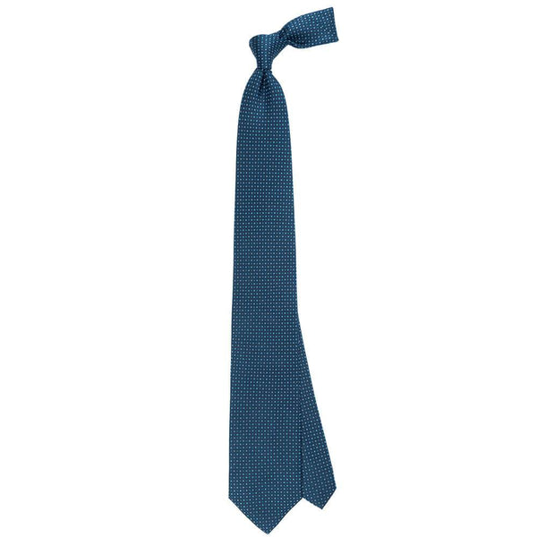 Cravate Bleue Marine avec points bleus Ciel