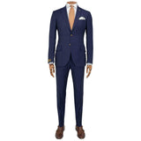 LANIFICIO ING. LORO PIANA BLUE MICRO WEAVE SUIT