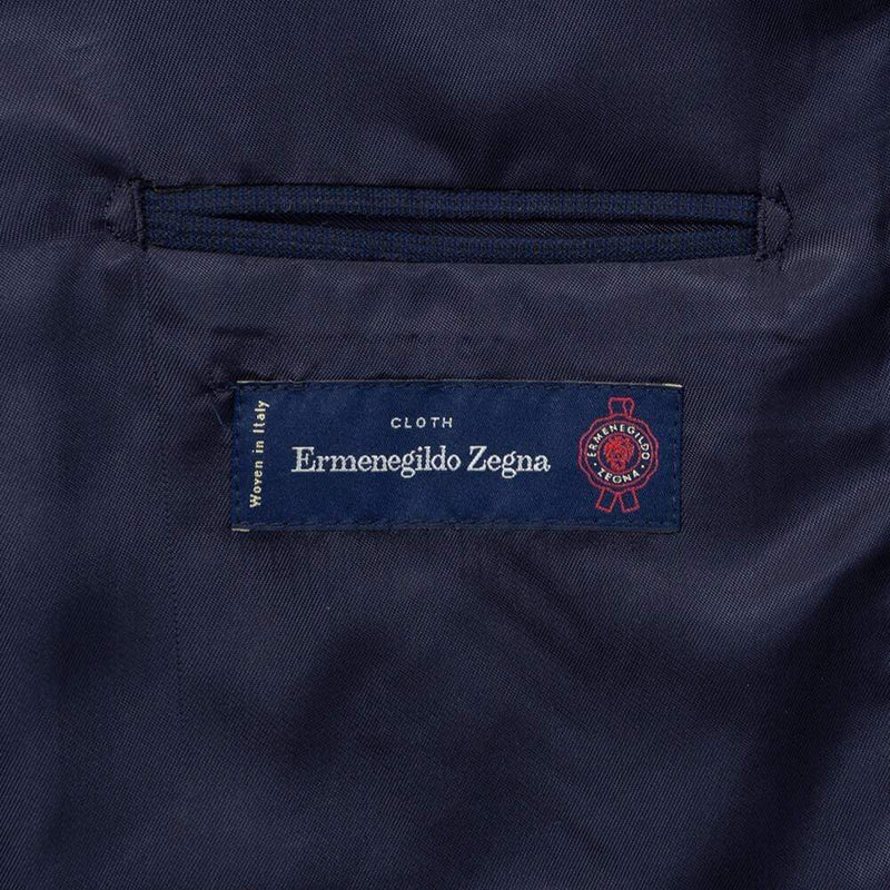 ERMENEGILDO ZEGNA NAVY MICROWEAVE