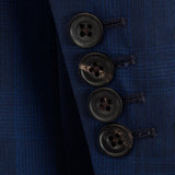 ERMENEGILDO ZEGNA BLUE TONAL CHECK