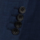 ERMENEGILDO ZEGNA BLUE SEMI-PLAIN CLOTH